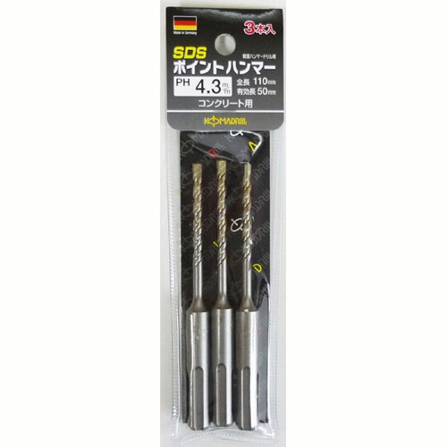 SDSポイントハンマードリル(3本入)3PH−43