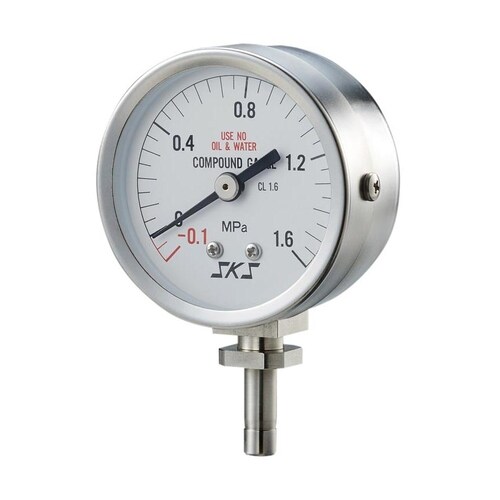 1/4チューブ出し圧力計 U5A−16C−A1P