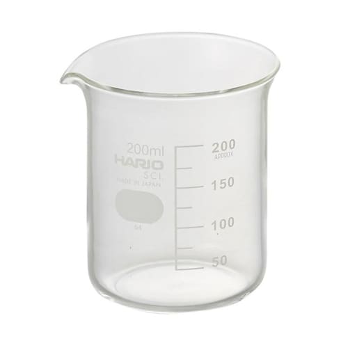 ビーカー (HARIO) 200mL (6個組)