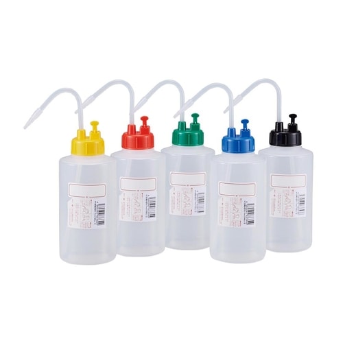 ポリ洗浄瓶B型(カラーキャップ)青 1000mL