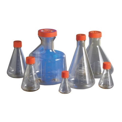 PC製三角フラスコ(バッフル付き) 431685