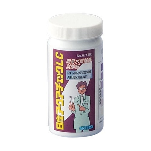 簡易残留塩素試験紙アクアチェックLC 100枚×6