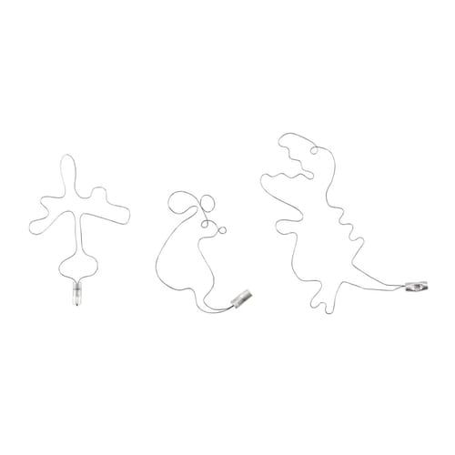 形状記憶合金 3種 (飛行機・ねずみ・恐竜)