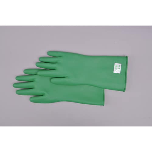 ハナキ工業用ゴム手袋 平指型 滑り止めなし