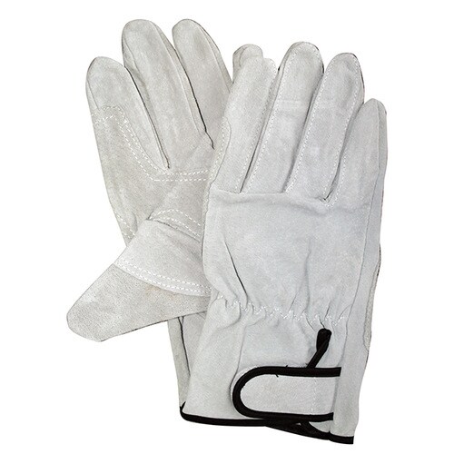 豚スエード手袋 当付マジック LL 3双組×5