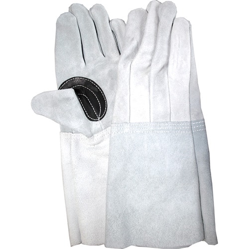 溶接革手 52BI 内縫い 5本長 当付