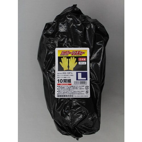 #202−10P L アラミド厚手軍手10双組