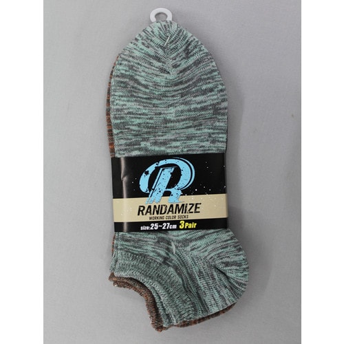 #4042−3P−L ソックスショート先丸3足組