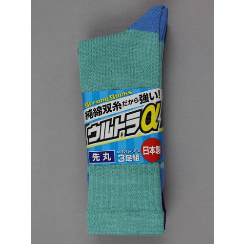#4078−3P−Lウルトラα先丸ソックス カラー