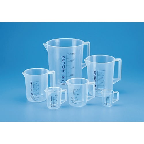 目盛ビーカー 取っ手付 PP製 500ml
