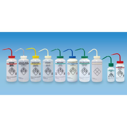 薬品識別洗浄瓶 LDPE製 1000ml 無印