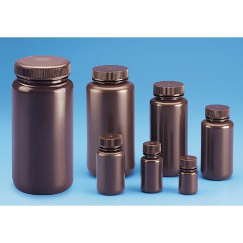褐色広口試薬瓶 LDPE製 1000ml