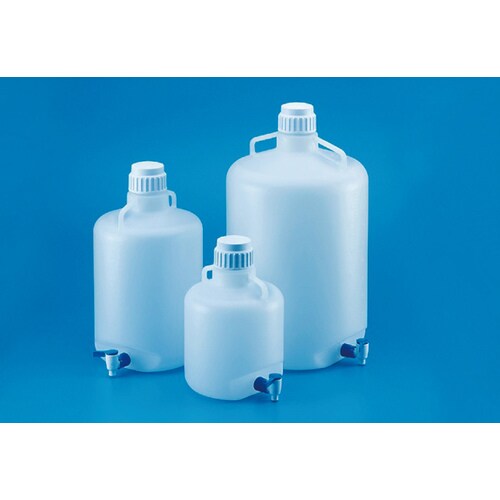 大型瓶 ストップコック付 LDPE製 50L