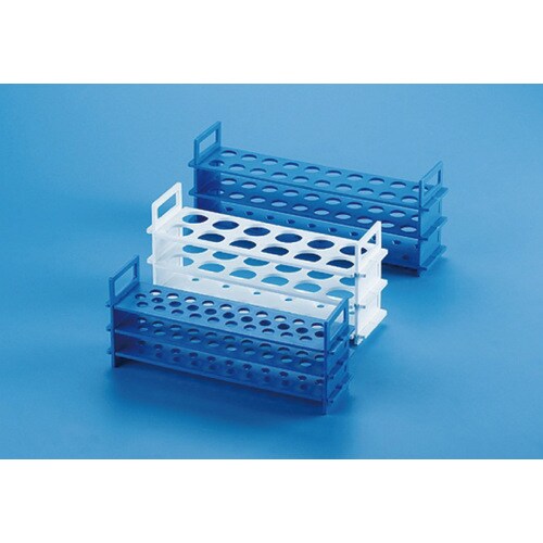 試験管立て PP製 孔径20用 孔数20 黄