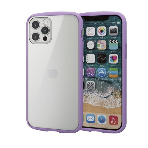 iPhone12Pro/ケース/フレーム/パープル