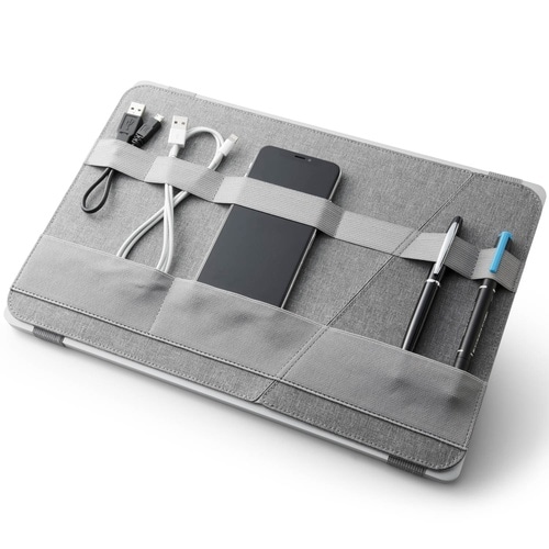 ノートPCオーガナイザー/15.6インチ/グレー