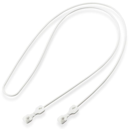 マスクストラップ 首掛け 抗菌 シリコン ホワイト