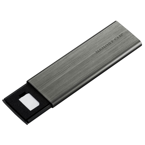 クリップ付 SIMカードケース ブラック