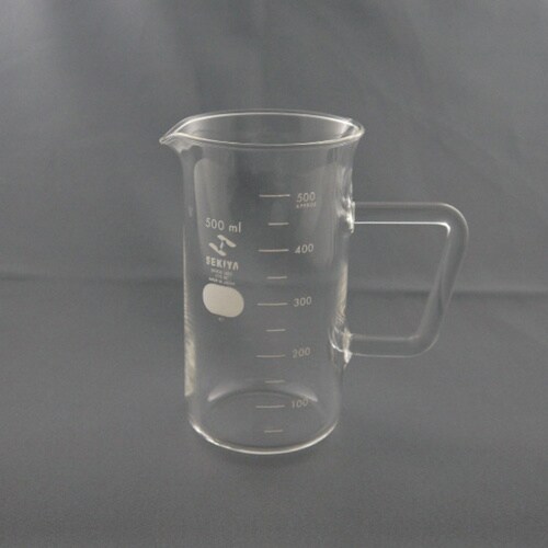 ガラストール取手付ビーカー TBK−7 500ml