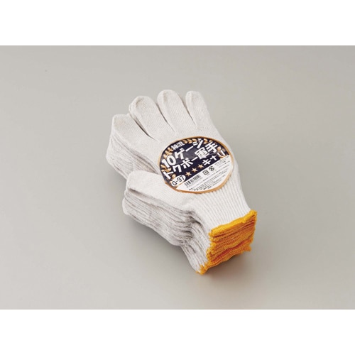 トクボー軍手キナリ 綿混 10G