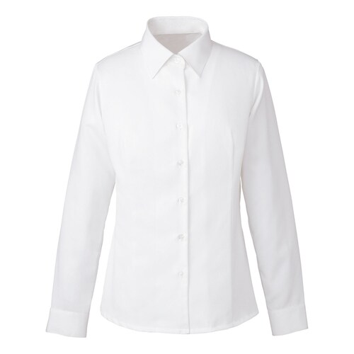 長袖シャツブラウス9号EWB432(ホワイト)