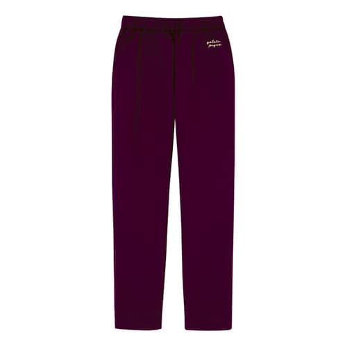 スクラブテーパードパンツM609(バーガンディ)