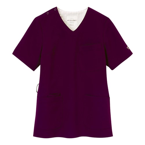 プルオーバースクラブEL(バーガンディー)