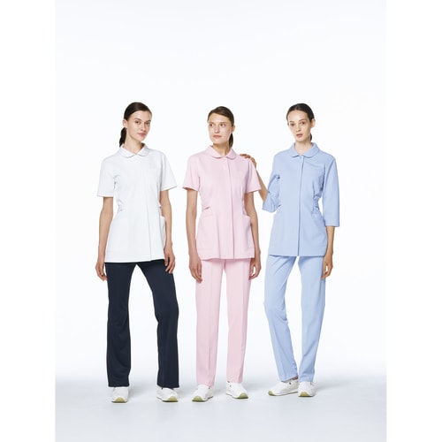 女子上衣ブルー