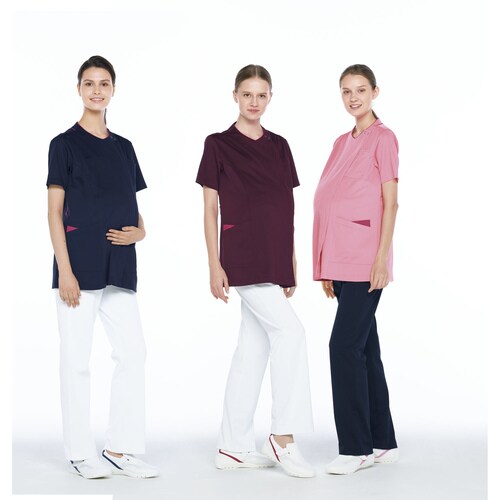 マタニティパンツ ピンクHOS−4993(L)