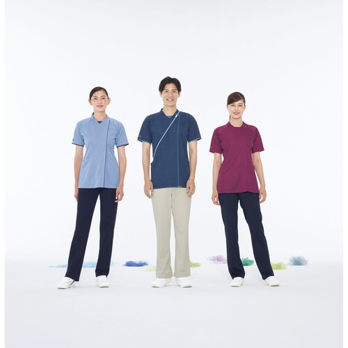 ニットシャツバーガンディJM−3127(LL)