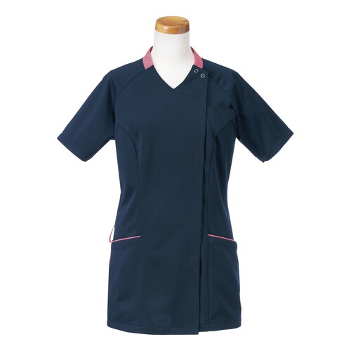 半袖スクラブジャケット LR8947(コーラル)