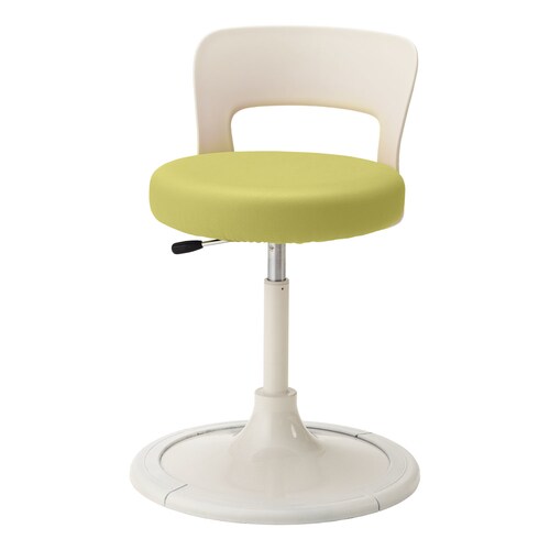 クランケチェア(背付)シトラスイエロー保護具付