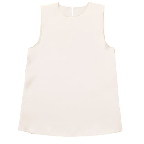 ソフトサテンワンピース C 白