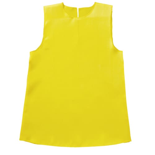 ソフトサテンワンピース J 黄