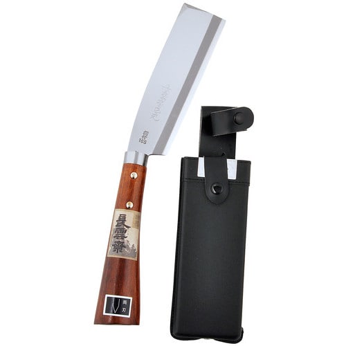 長雲斉 磨サヤ入鉈 両刃 165mm