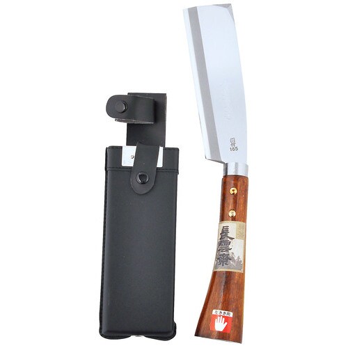 長雲斉 磨サヤ入鉈 左きき 165mm