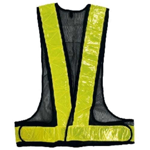 反射安全ベスト 紺/黄色 XL