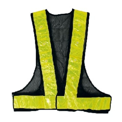 安全ベストLED 紺/黄色