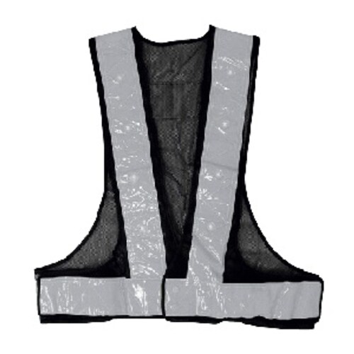 安全ベストLED 紺/シルバー