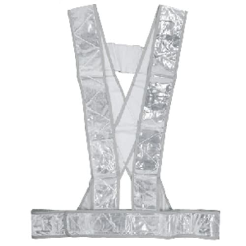 反射タスキ シルバー