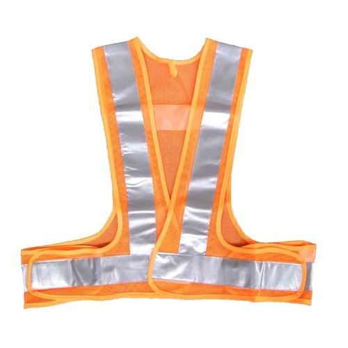 高輝度反射帯安全ベスト オレンジ