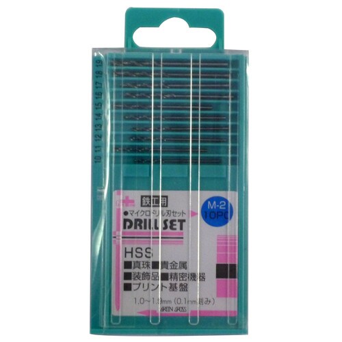 GCマイクロドリルセット10PC M−2
