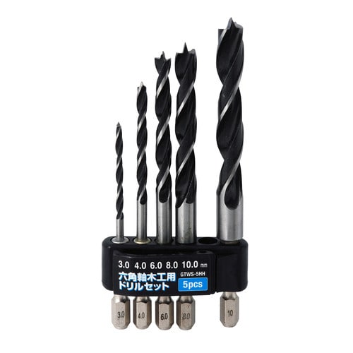 GT 六角軸木工ドリル5PGTWS−5HH