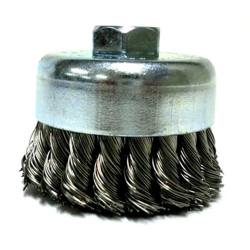 極龍 強靭ヒネリブラシ80mm ステン線