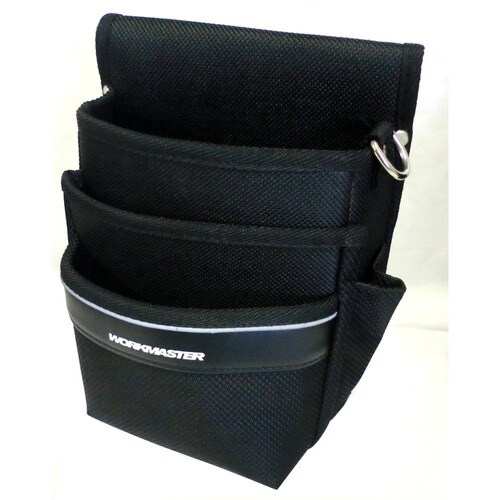 WM 腰袋 3段 黒 WMK−01B