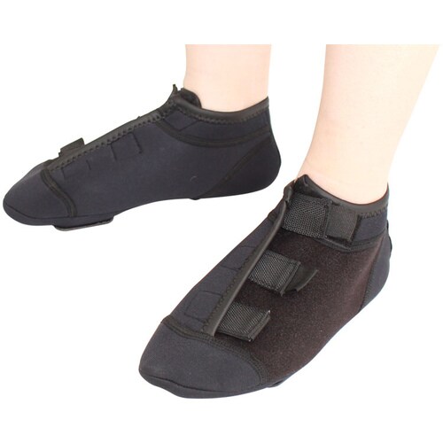 介護者の足を護るサポーターアクアケア ブラック L