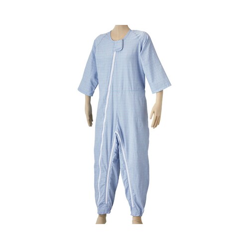 ビエラねまき Wファスナー II型 ブルー LL