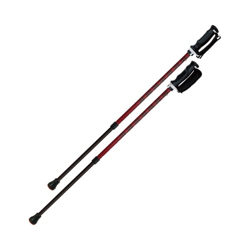 もっと安心2本杖(2本1組) アイビーレッド