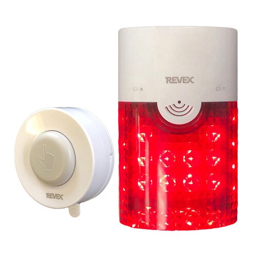 防水型押しボタン ピカフラッシュチャイムセット