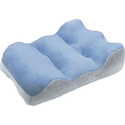 のびのび腰痛対策 脚クッション スモーキーブルー